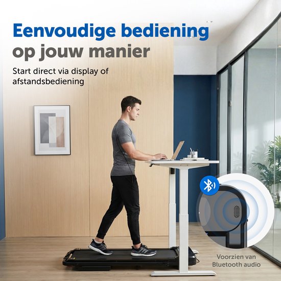 ACTYV Loopband Inklapbaar 1-12km/u - Inclusief Smeerolie, Beschermmat - Hardloopband - Treadmill - Wandelband - Walking pad - Voor Thuis - Elektrisch - Opvouwbaar
