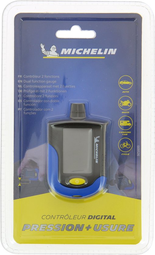 Michelin Digitale Bandenspanningsmeter en Profielmeter - 0,35 tot 7 bar
