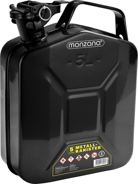 Monzana Jerrycan - 5 l Benzine - Koudgewalst Staal