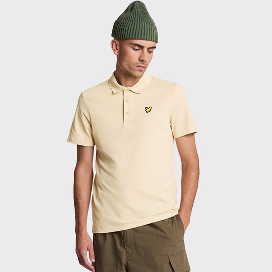 Lyle and Scott Sport SS Polo Heren Beige 2XL