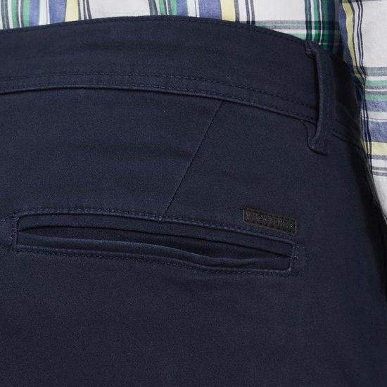 Jack & Jones Chinobroek Slim Fit Chinobroek - maat W33-L34 - Navy blazer