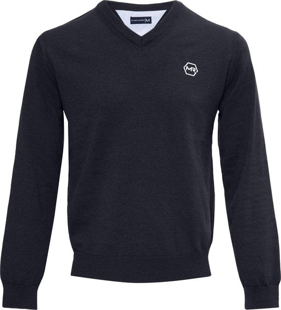 Mario Russo Pullover - Navy - Maat M - Italiaanse kwaliteit