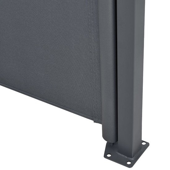 Juskys Uitklapbare Zijluifel – Verstelbaar – 500x180 cm – Polyester – Donkergrijs