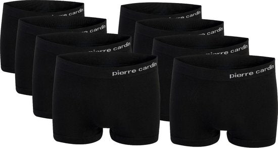 Pierre Cardin - Heren Onderbroeken 8-Pack Seamless Boxers - Zwart - Maat M