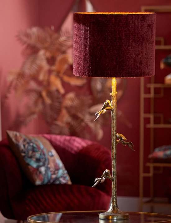Light & Living - Lampenkap RUBY - Ø30x21cm - Rood