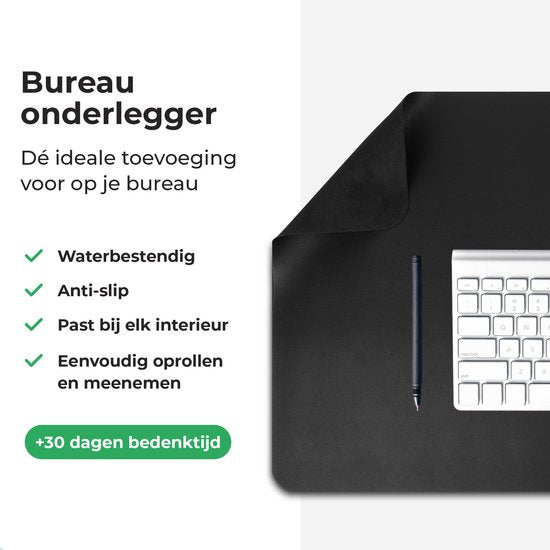 Castagnola Muismat XXL - Onderlegger Bureau - Bureaumat - Bureau Organizer - Muismat Gaming - 80 x 40 cm