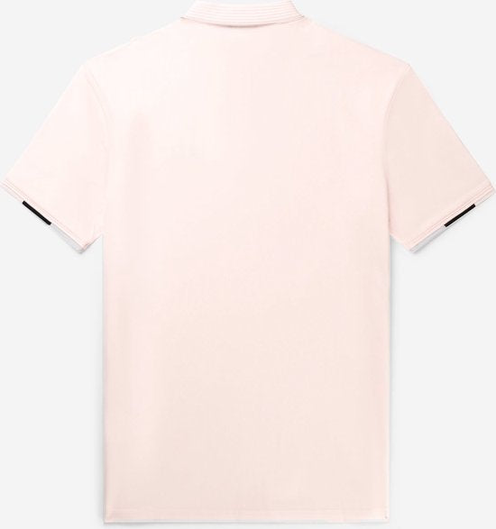 AB Lifestyle - Driekleurige Polo | Barely Pink - Heren - Maat: XS