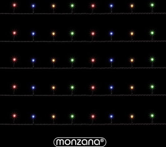 Monzana Lichtsnoer Kerst 400 LED'S - IP44 40m – Multi Color