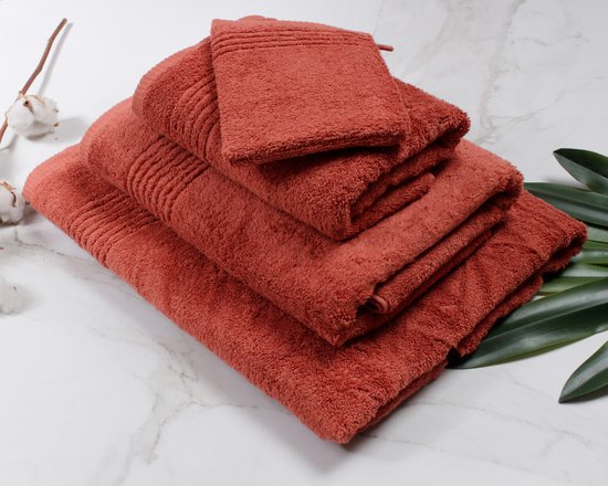 Phlox Supreme Washandje - 6 Stuks - Terracotta - 16x21 cm