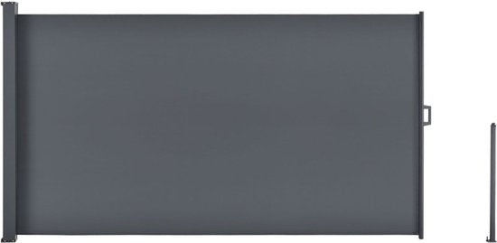 Juskys Windscherm - Uitrekbaar - 500 x 160 cm - Antraciet