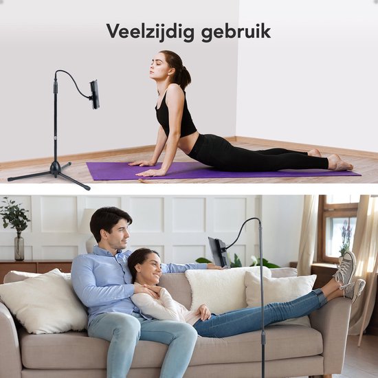 Studio Me telefoon houder - 75 cm - Zwart -