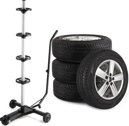 Monzana Velgenboom Verrijdbaar tot 225mm incl. Beschermhoes en Accessoires Zwart