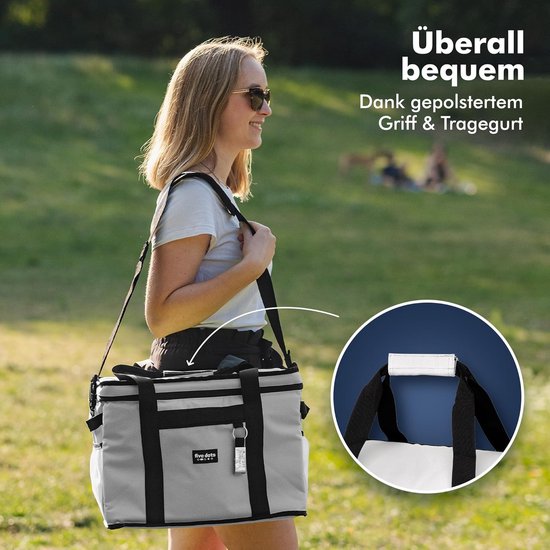 Five Dots Opvouwbare Koeltas - 30L - 26 x 41 x 31 cm - Grijs