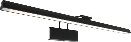 Steinhauer Litho LED - Wandlamp Modern - Zwart - H:9.4cm - Universeel - Voor Binnen - Metaal - Wandlampen - Slaapkamer - Woonkamer