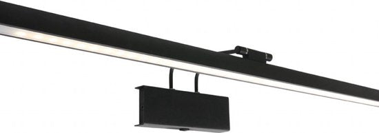 Steinhauer Litho LED - Wandlamp Modern - Zwart - H:9.4cm - Universeel - Voor Binnen - Metaal - Wandlampen - Slaapkamer - Woonkamer
