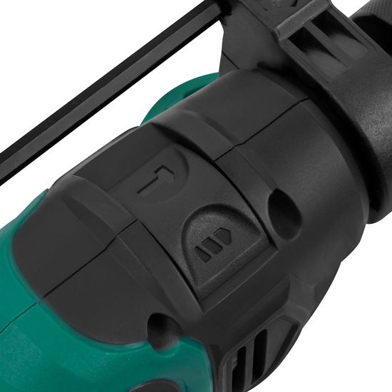 VONROC PRO Klopboormachine 850W - Ø13mm – metalen snelspanboorkop – variabele snelheid – 3m rubberen kabel - Incl. Diepte aanslag en extra handgreep