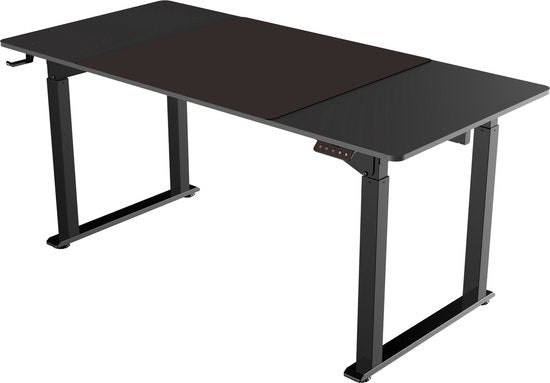 Bureau zit sta elektrisch hoogte verstelbaar - game bureau - gaming bureau - computertafel - game desk - ergonomische werkplek - 130 kg belastbaar - 160 x 75 cm