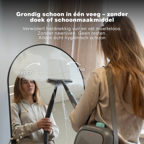 Achaté Stoomreiniger PRO – Krachtige Reinigingsmachine voor Tapijt, Vloer en Vlekken – Doodt 99,9% van Bacteriën