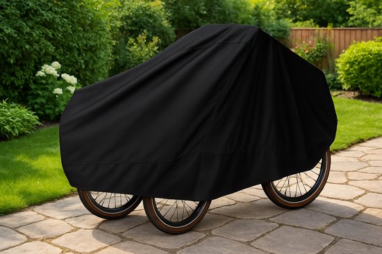 Bakfietshoes - 100% waterdicht - Bakfiets - Beschermhoes - Hoezen - Regenhoes - Cover - Zwart - Extra sterk - Luft