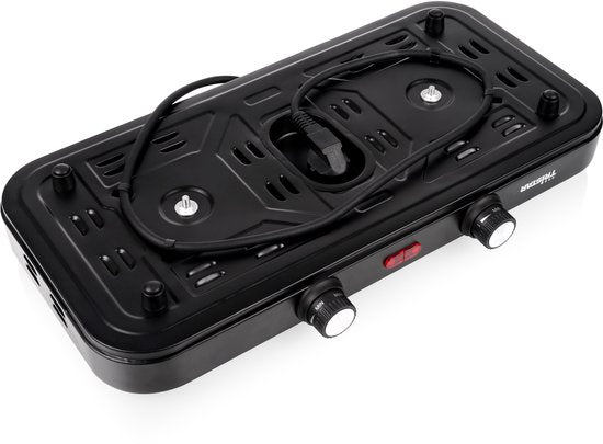 Tristar Elektrische kookplaat 2500W - KP-6152 - 2 Kookzone - Vrijstaand - Zwart
