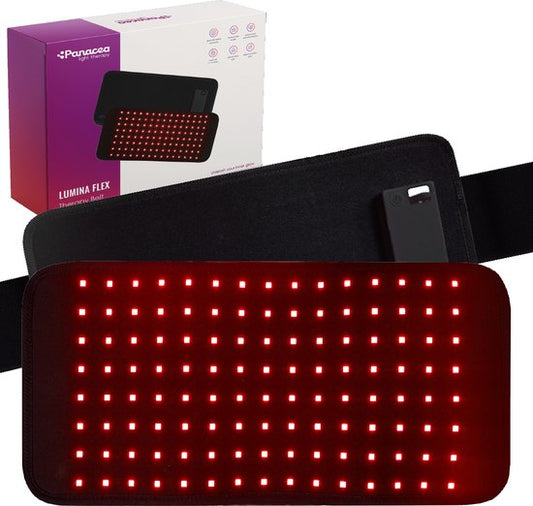 TheraFlex Infraroodlamp Infrarood Riem Rugband Rood Licht Therapie - Spieren & Gewrichten - Onder Rugpijn
