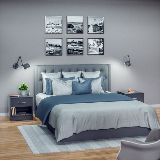 Casaria Nachtkastje - Lade Hout 41x39x28cm - Wit