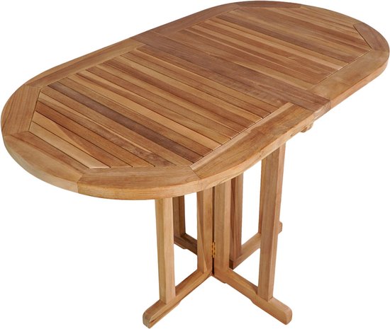 House Nordic Balkontafel Huelva Teakhout Inklapbaar