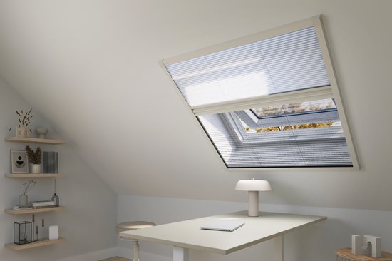 Bruynzeel Duo-plissé s500 117x121 wit