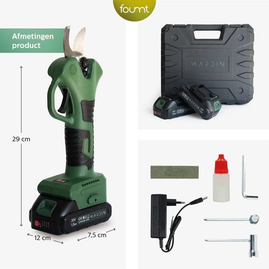 Elektrische snoeischaar - Groen