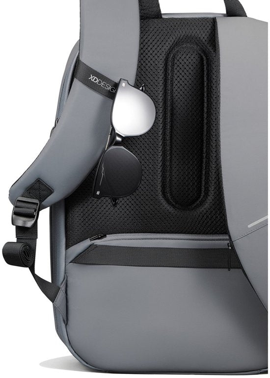 XD Design Anti Diefstal Rugzak / Laptoptas - 15.6 inch - Bobby Edge - Grijs