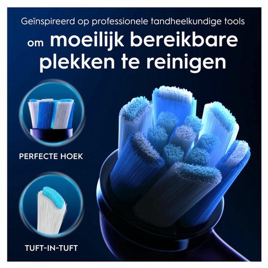 Oral-B Opzetborstels iO Ultimate Clean Zwart - 6 stuks