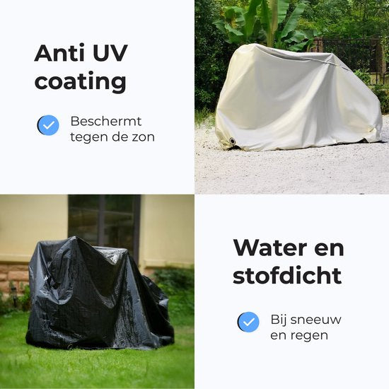 Bakfietshoes - 100% waterdicht - Bakfiets - Beschermhoes - Hoezen - Regenhoes - Cover - Zwart - Extra sterk - Luft