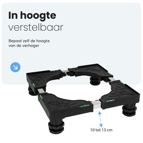 Wasmachine Verhoger - Wasmachine Opbouwmeubel - Wasmachine Sokkel - Kast - Geschikt voor Droger, Koelkast, Vaatwasser en Vriezer - Voor Bosch, Samsung, Miele, AEG, LG, Haier - Verstelbaar