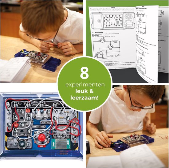 Velleman Elektronische projecten kit - 8 experimenten - LED & muziek