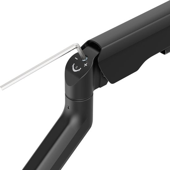 VDD Dubbele Monitor Arm - Monitor Beugel - Scherm Beugel - In Hoogte Verstelbaar - Voor 2 Schermen - Ergonomisch Ontwerp - Zwart