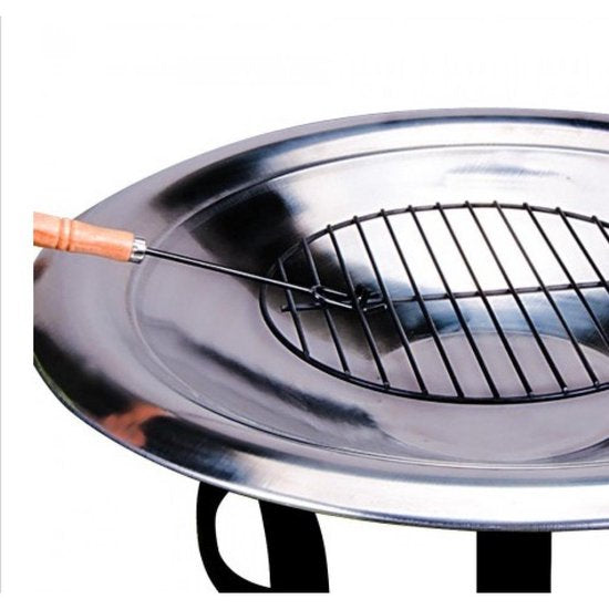 Gardebruk Vuurschaal XL - Ø 75cm Pook Vonkrooster - Edelstaal