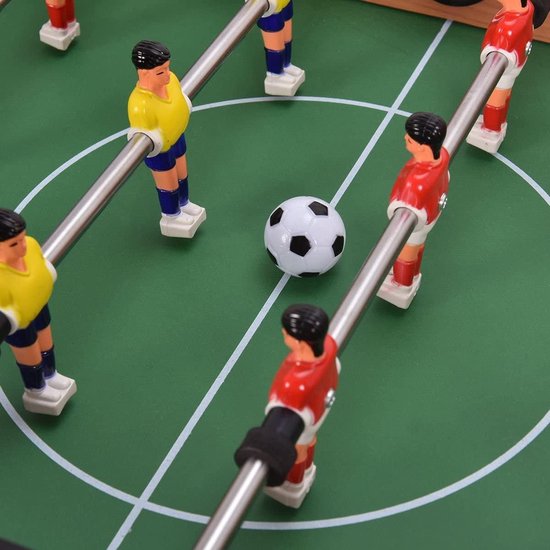 Tafelvoetbalspel - 68,58cm - Bruin - 16-delig - Tafelvoetbal