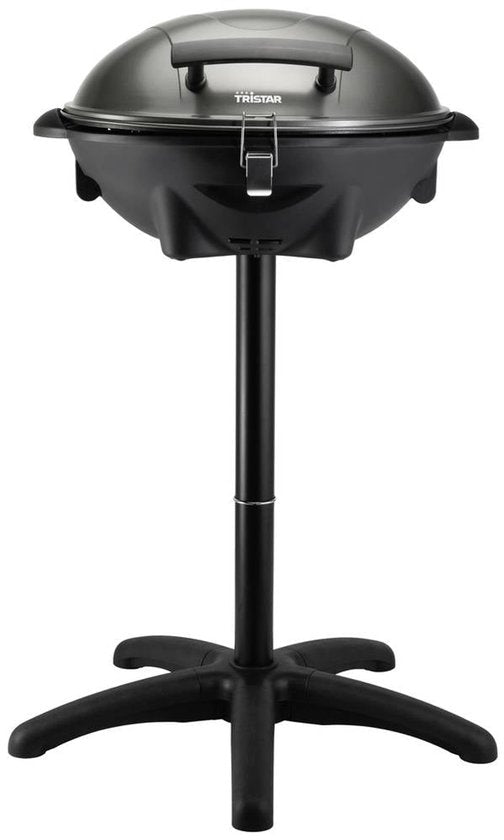 Tristar BQ-2816 Elektrische Barbecue - BBQ Elektrisch - Barbecuegrill Staand - Te gebruiken als Tafelbarbecue - Grillplaat 46 x 35 cm - Zwart
