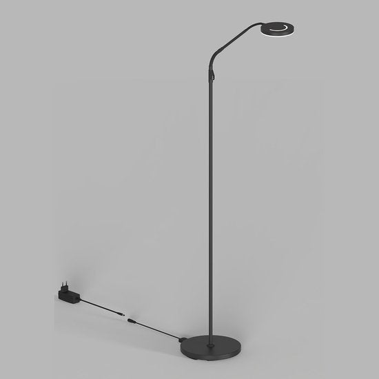 Steinhauer Exclusive - vloerlamp - Soleil2 - zwart - kunststof metaal - design lamp - LED - 4389ZW