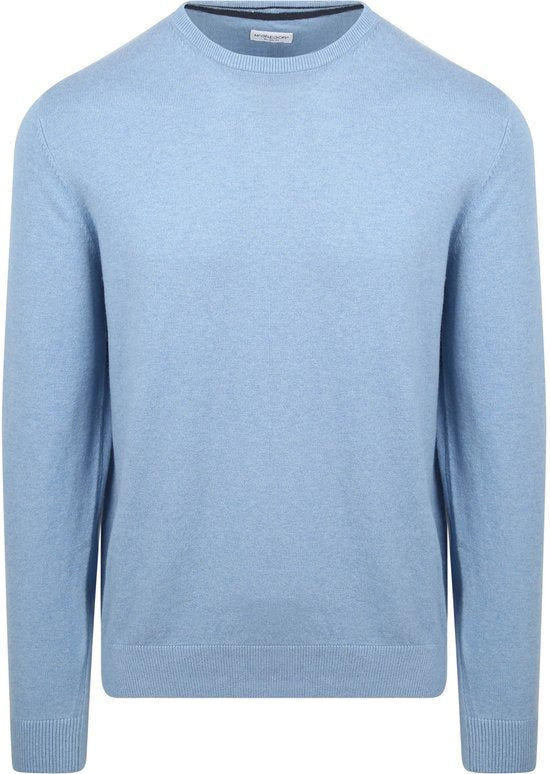 McGregor Trui Merinowol Ice Blauw - Maat XXL - Heren - Pullovers