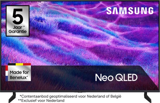 Samsung 65" Neo QLED 4K Vision AI Smart TV QN80F - Mini LED - Zwart - 65 inch