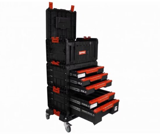Qbrick System PRO Lade Werkplaats Set 2 - Robuuste Gereedschapskoffers