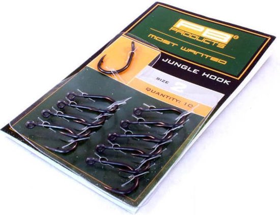 PB JUN02 Jungle Hook maat 2, fd, br, 10 stuks