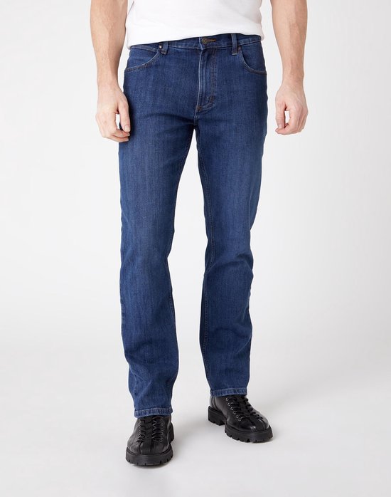Wrangler STRAIGHT DARK STONE heren JEANS maat 36 X 30