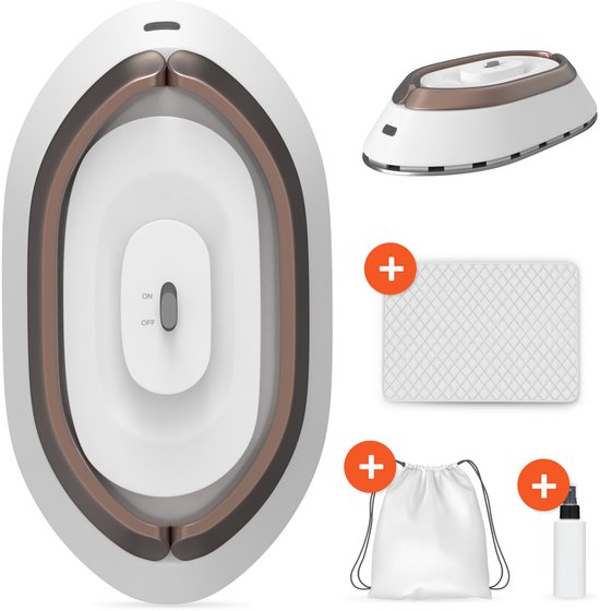 Reis strijkijzer - Mini stoomstrijkijzer - compact & draagbaar - Droog- & stoomfunctie - Travel