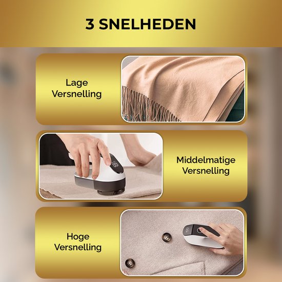 MostEssential Premium Elektrische Pluizenverwijderaar FL777 – Pluizentondeuse - USB-C Snellaadfunctie - Draadloos - 2000 mAh Batterij - PRO Edition