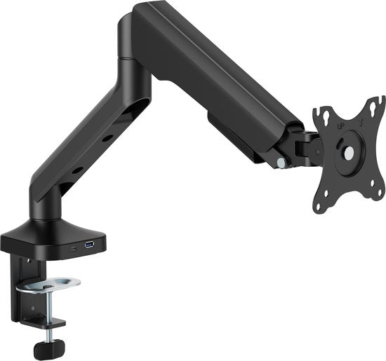 VDD Gaming - Monitorarm - Monitor Arm - Monitor Beugel - Scherm Beugel - In Hoogte Verstelbaar - Voor 1 Scherm - Ergonomisch Ontwerp - Zwart