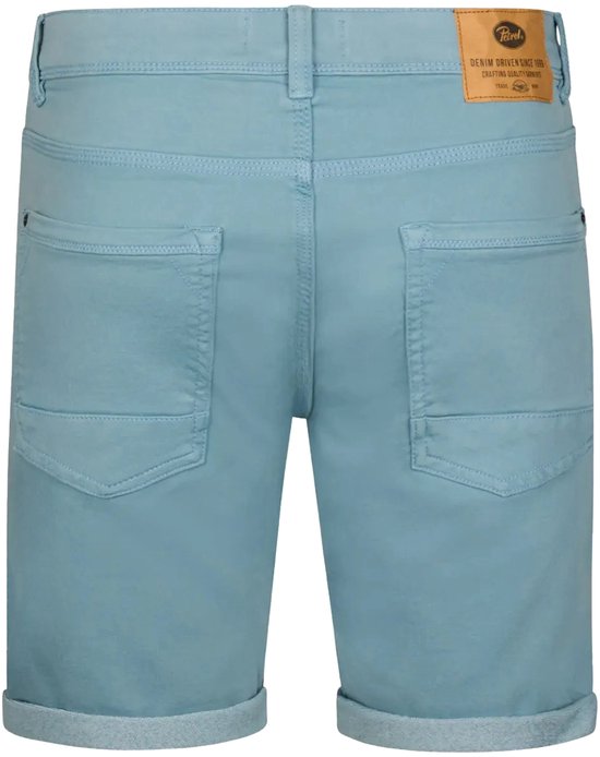 Petrol Denim Shorts - Heren - Marble Blue - Maat XL