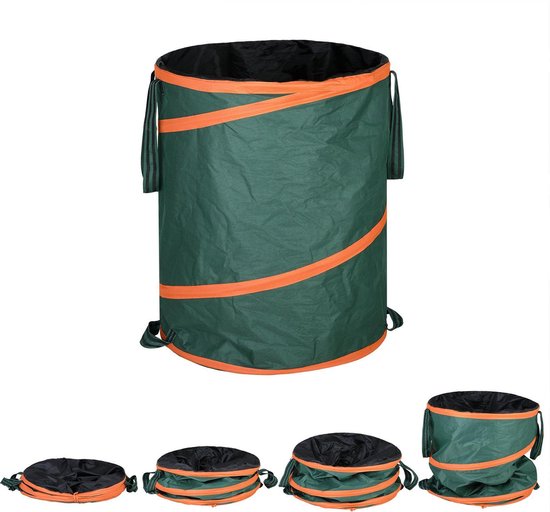 Gardebruk Popup tuinzak Set van 3 groene 85 liter per stuk