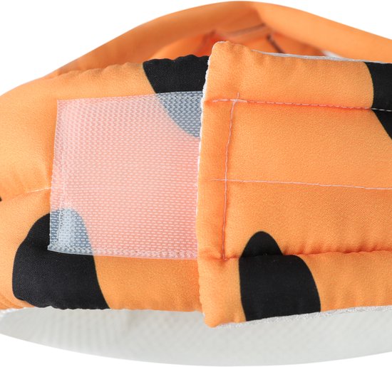 Premium Zachte Baby Veiligheidshelm - Hoofdbescherming met Comfortabel Kussen - Lichtgewicht, Ademend en Verstelbaar - Ideaal voor Peuters bij Leren Lopen - Tijger